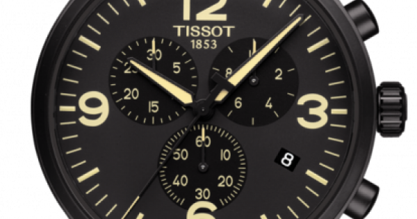 Tissot T Sport Chronograph XL Black Dial Watch