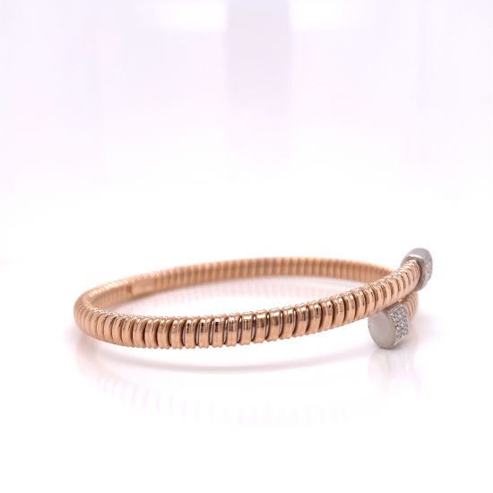 TWISTED DIAMOND BANGLE