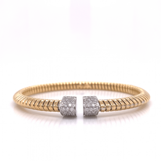 SPLIT STATION DIAMOND BANGLE