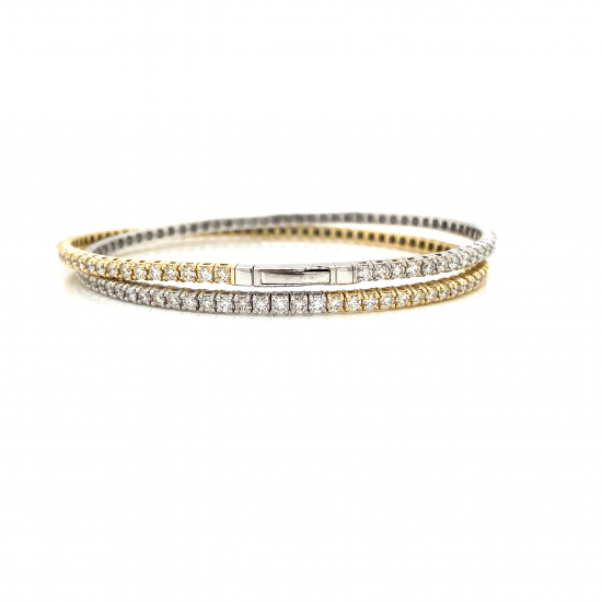 WRAP AROUND FLEX DIAMOND BANGLE