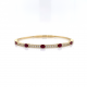 HALF WAY RUBY DIAMOND BANGLE