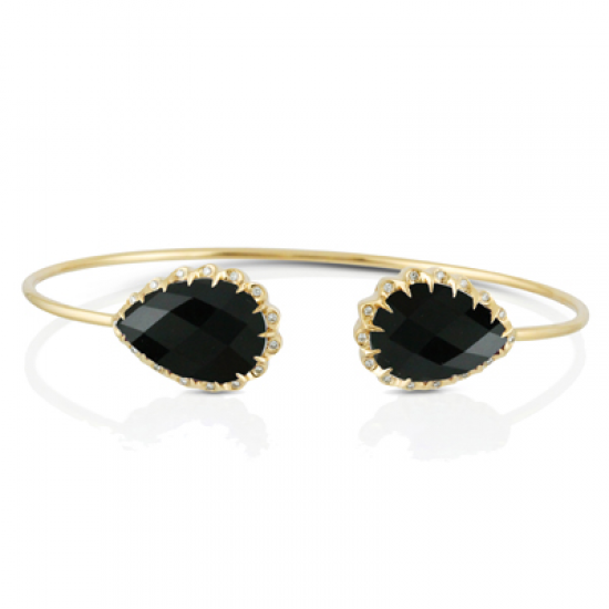 Doves Gatsby Black Onyx Bangle 