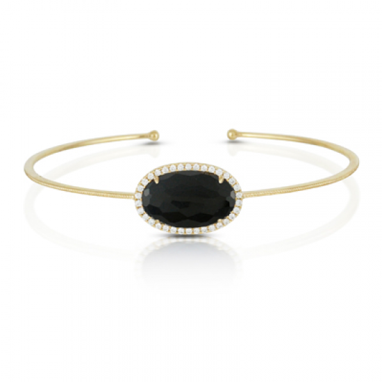 Doves Gatsby Black Onyx Bangle