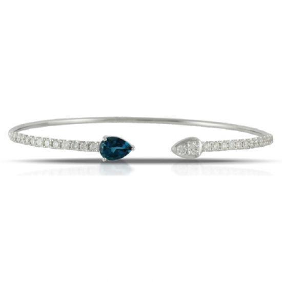 Doves London Blue Bangle 