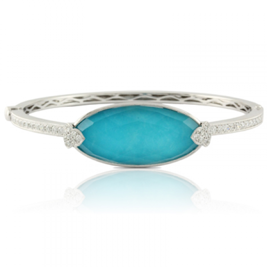 Doves St. Barths Blue Bangle 