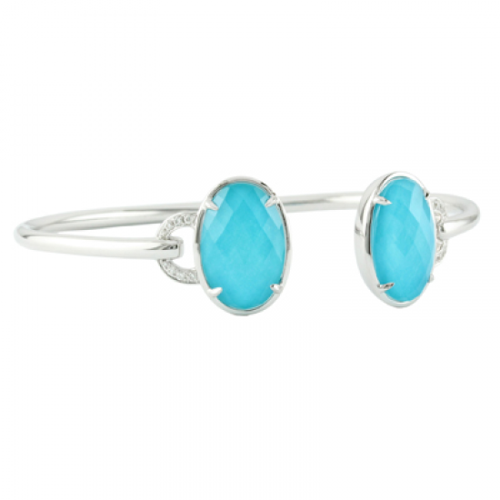 Doves St. Barths Blue Bangle 