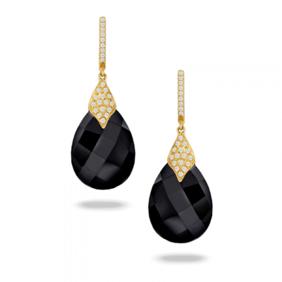 Doves Gatsby Black Onyx Earring