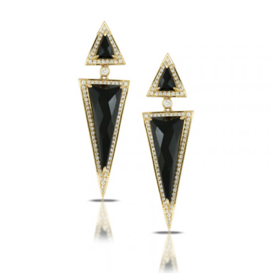 Doves Gatsby Black Onyx Earring 