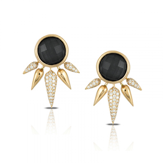 Doves Gatsby Black Onyx Earring 