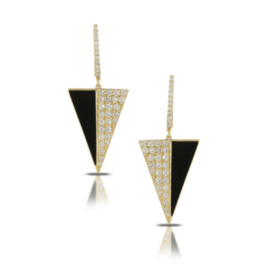 Doves Gatsby Black Onyx Earring 