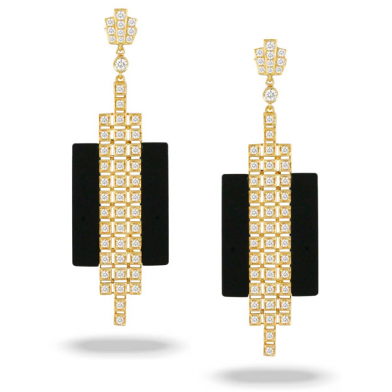 Doves Gatsby Black Onyx Earring 