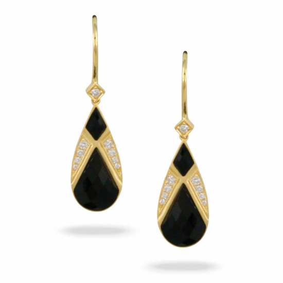 Doves Gatsby Black Onyx Earring