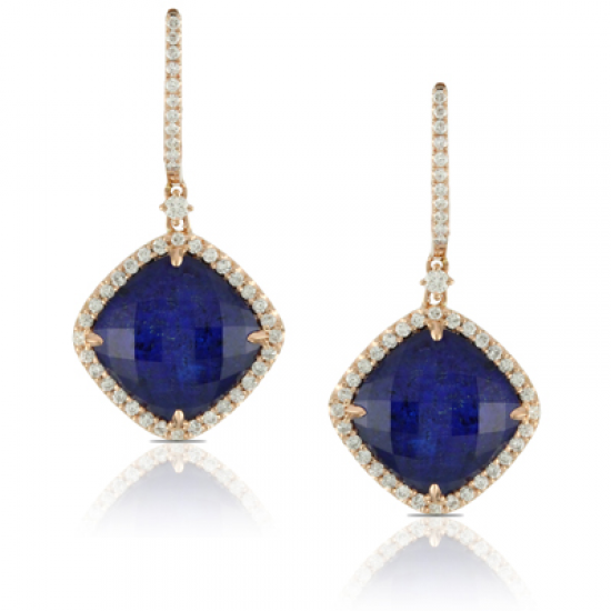 Doves Royal Lapis Earring 