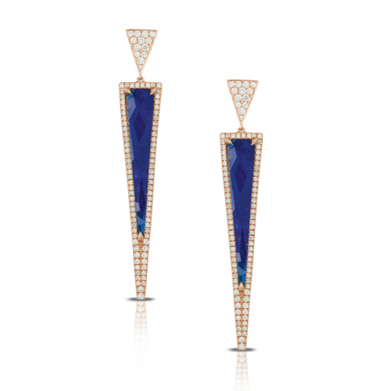 Doves Royal Lapis Earring 