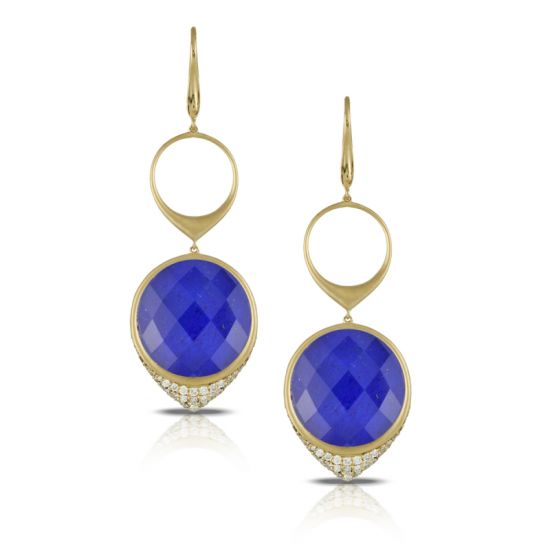 Doves Royal Lapis Earring 