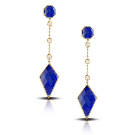 Doves Royal Lapis Earring 