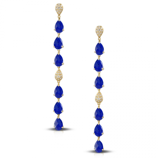 Doves Royal Lapis Earring 