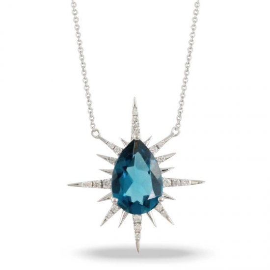 Doves London Blue Necklace 