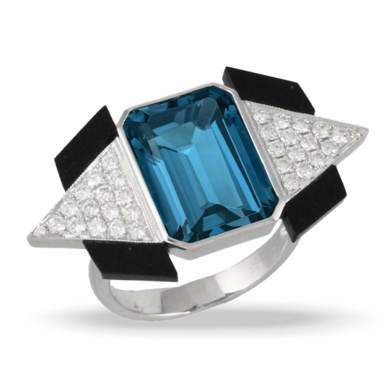 Doves London Blue Ring 