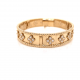 HINGED DIAMOND BANGLE WITH FLOWER DESIGN