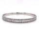 ROUND & BAGUETTE DIAMOND BANGLE