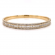 ROUND & BAGUETTE DIAMOND BANGLE