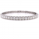 HALF WAY DIAMOND BANGLE