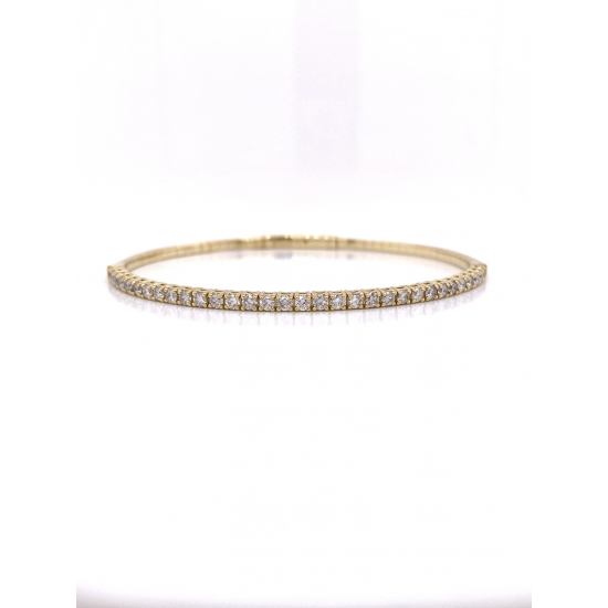 HALF WAY DIAMOND BANGLE