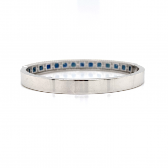 SAPPHIRE DIAMOND BANGLE